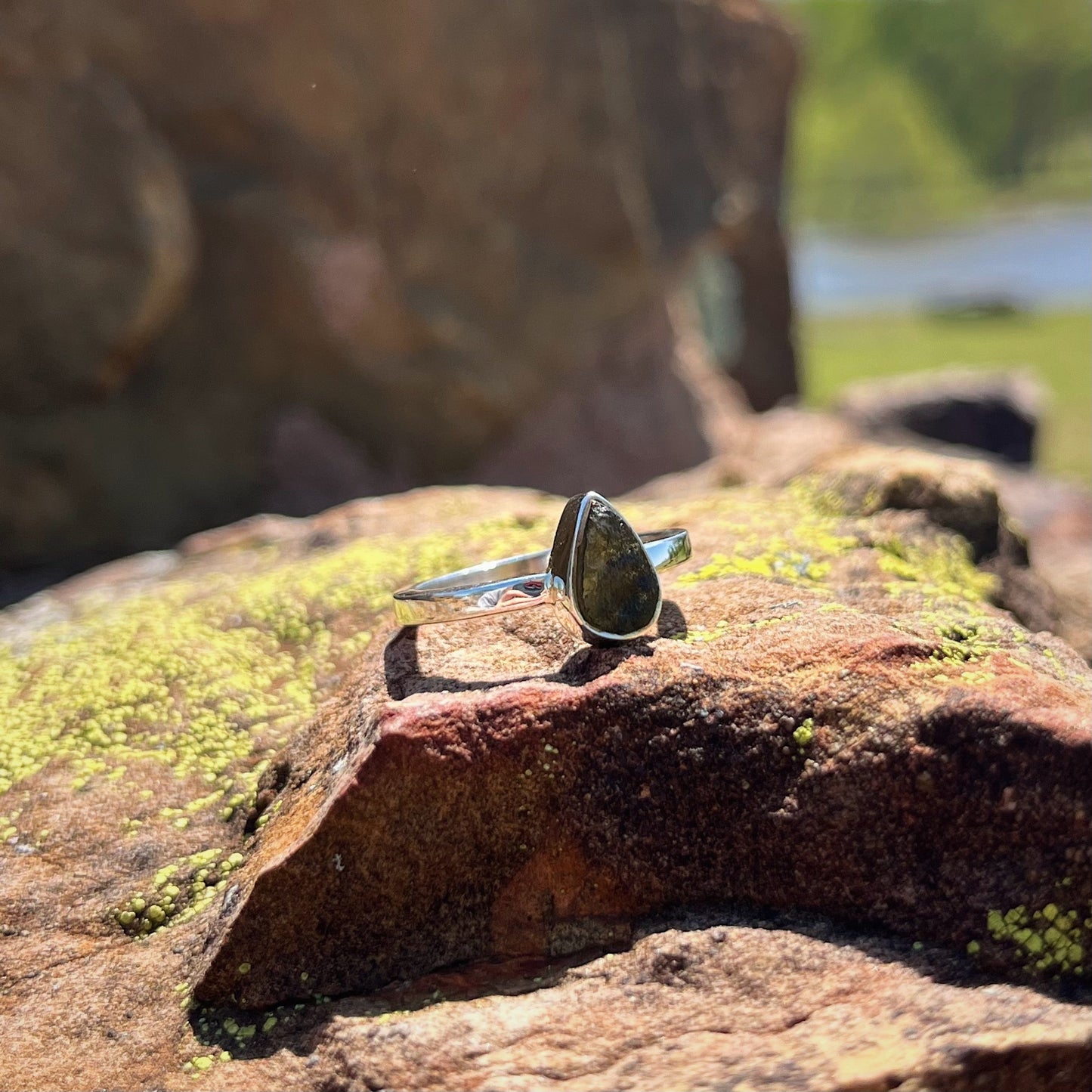 Moldavite Ring