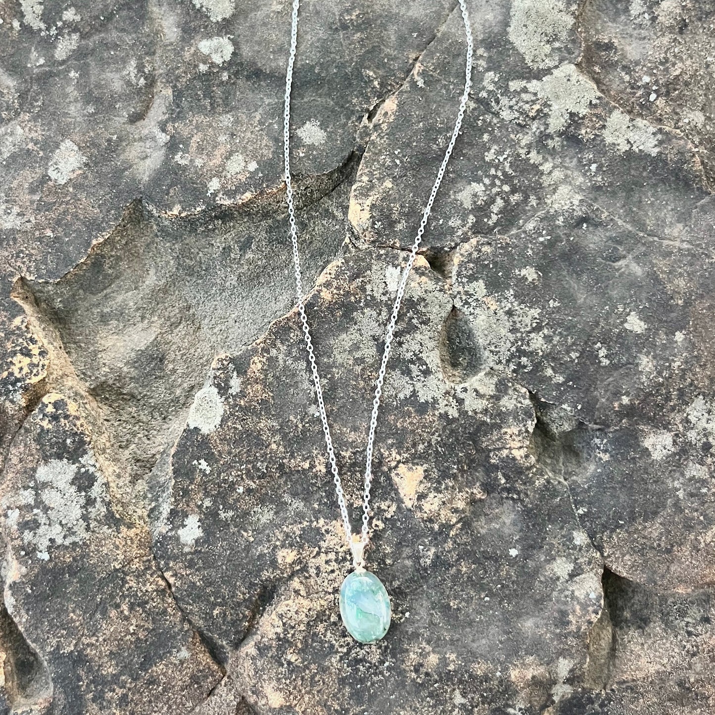 Moss Agate Necklace