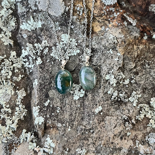 Moss Agate Necklace