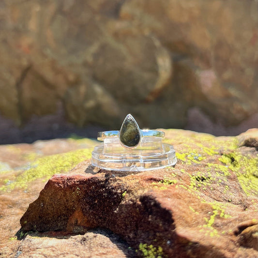 Moldavite Ring