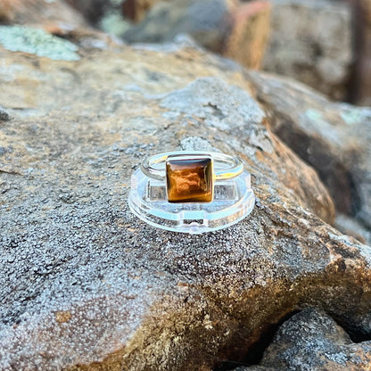 Tigers Eye Ring (Size 7)